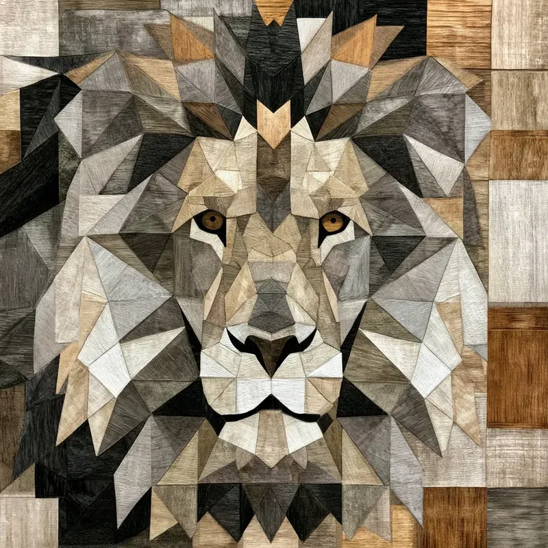 Geometric Textured Wall Art