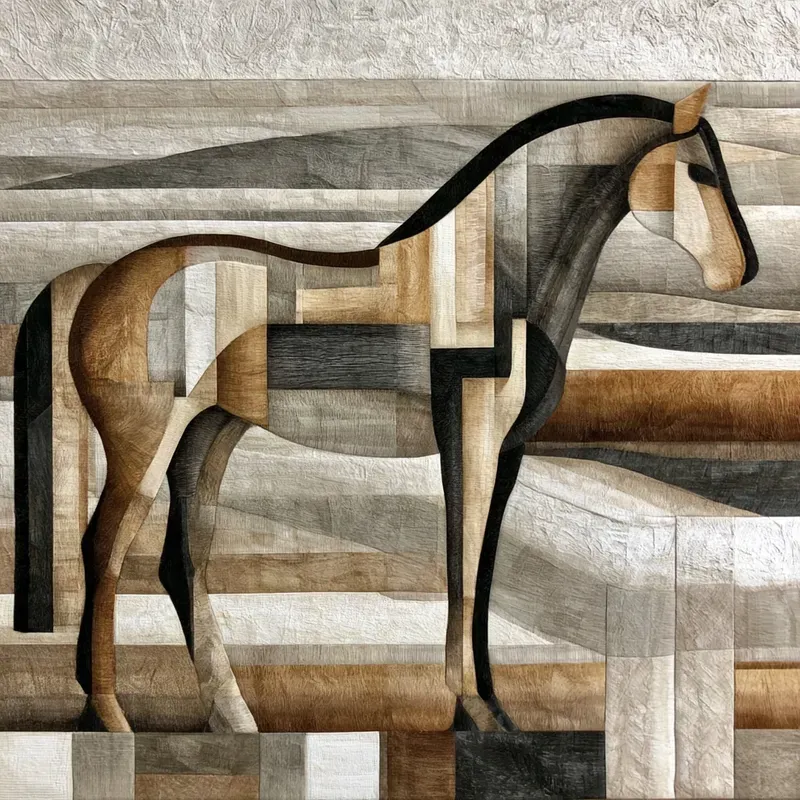 Geometric Textured Wall Art