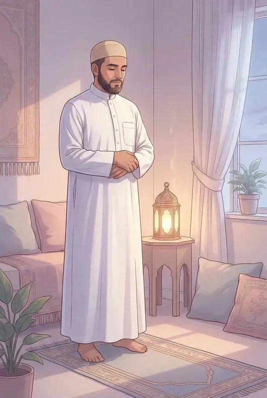 Muslim Families Daily Lives In Ramadan
