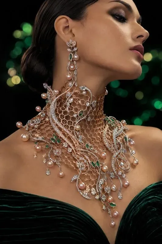 Sculptural Jewelry Editorial Generator