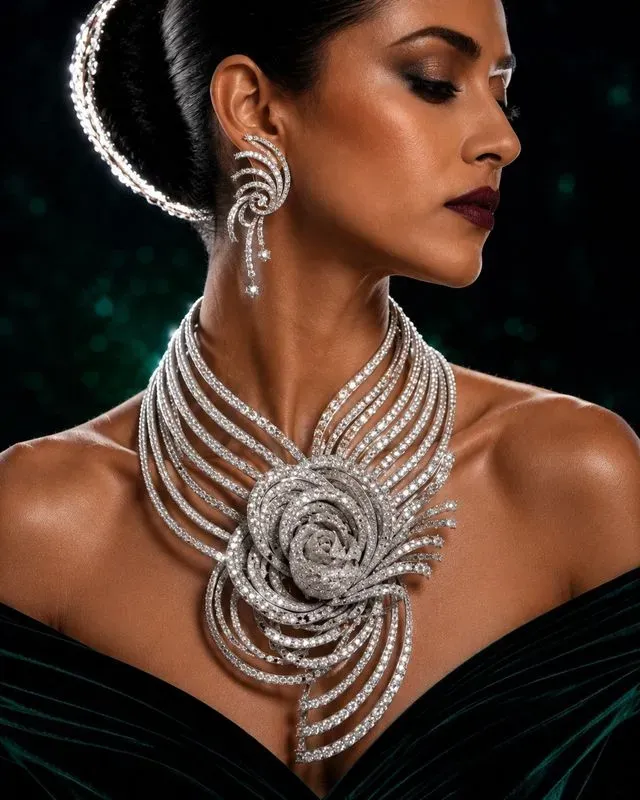 Sculptural Jewelry Editorial Generator