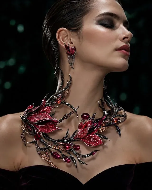 Sculptural Jewelry Editorial Generator