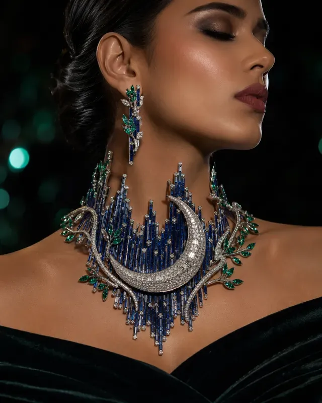 Sculptural Jewelry Editorial Generator