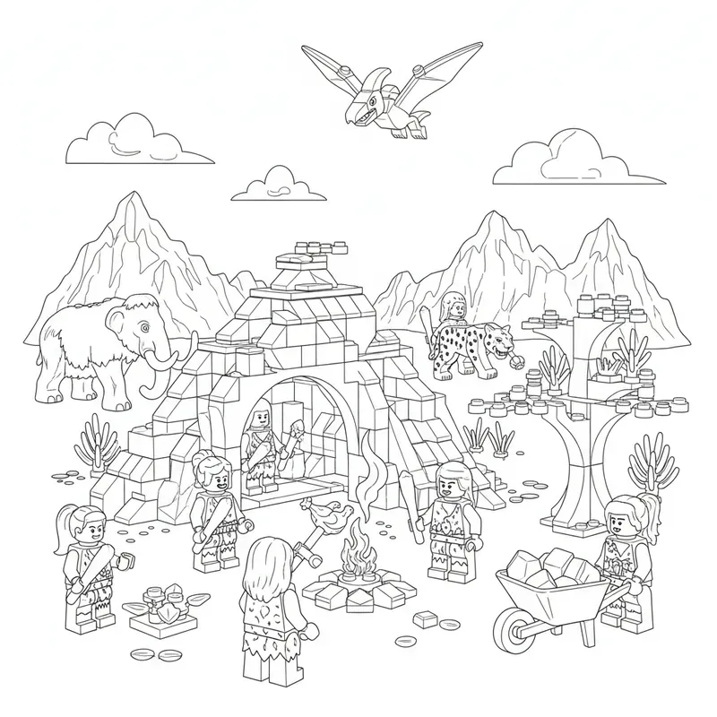 Lego Colouring Book Figures