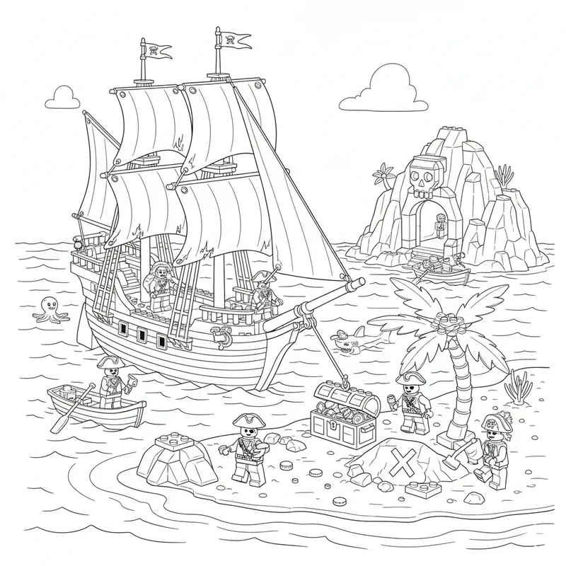 Lego Colouring Book Figures