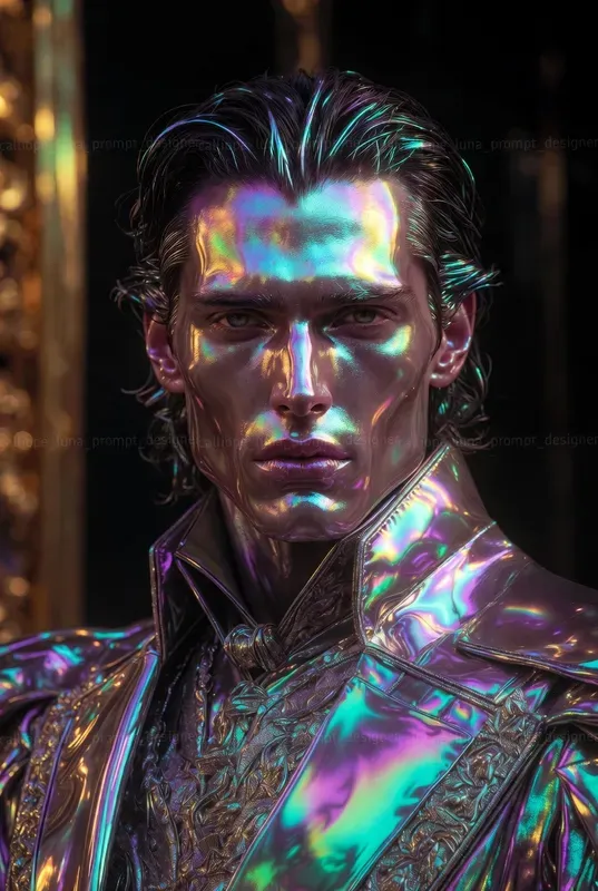 Liquid Chrome Emperor Portraits