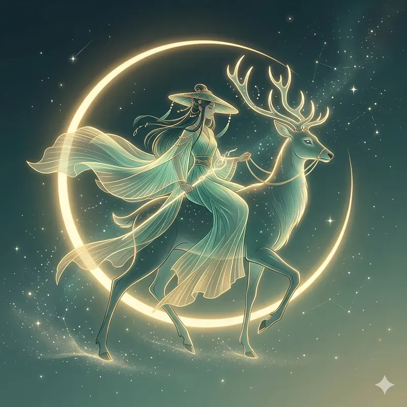 Ethereal Celestial Minimalist Art