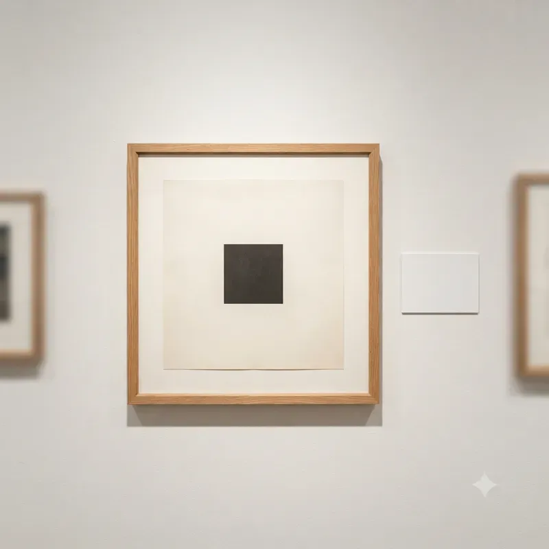 Museum Label Poster Mockup Systems