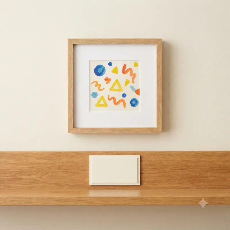 Museum Label Poster Mockup Systems