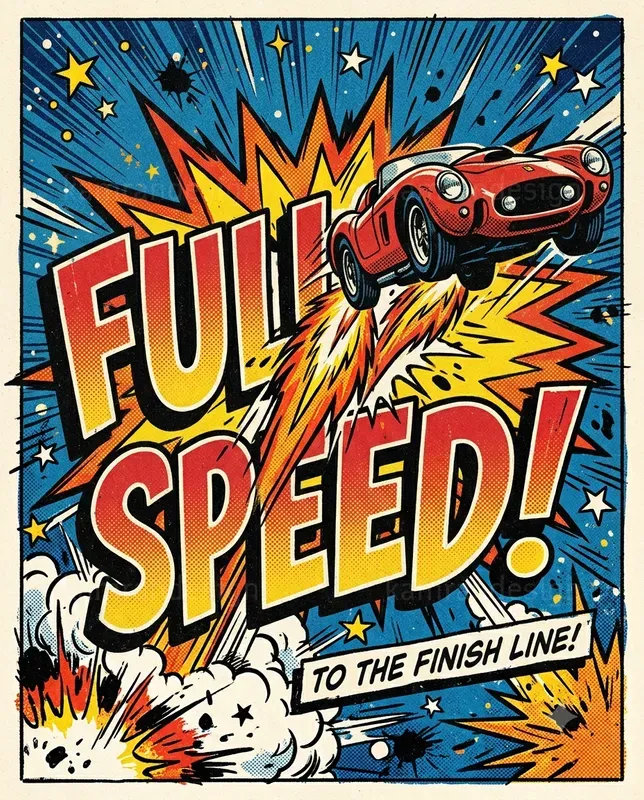 Vintage Comic Pop Art
