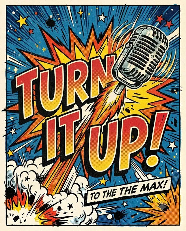 Vintage Comic Pop Art