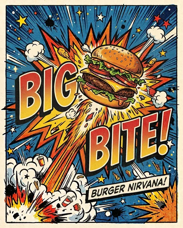 Vintage Comic Pop Art