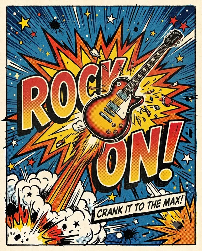 Vintage Comic Pop Art