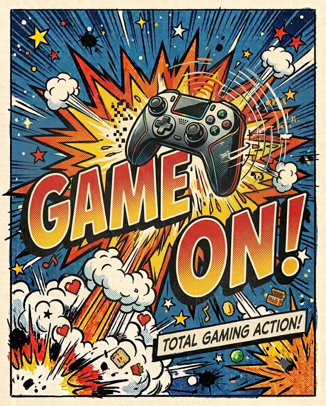 Vintage Comic Pop Art