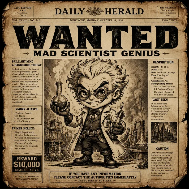 Vintage Wanted Poster Makers