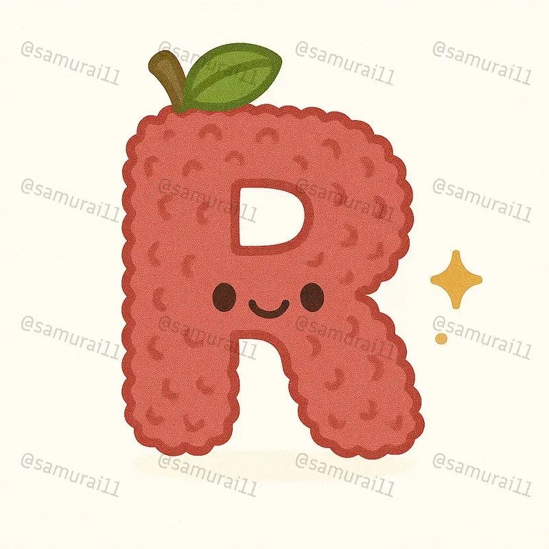 Playful Fruit Letters And Numbers Art