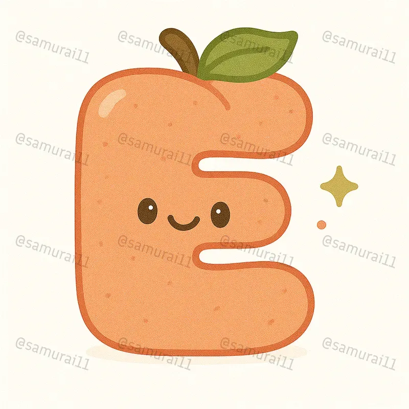 Playful Fruit Letters And Numbers Art