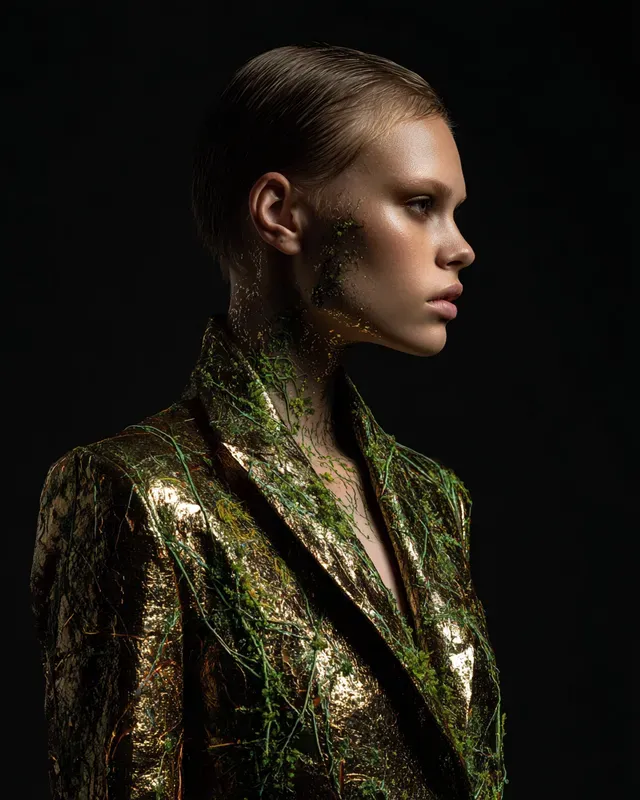 Biomorphic Kinetic Fashion Art