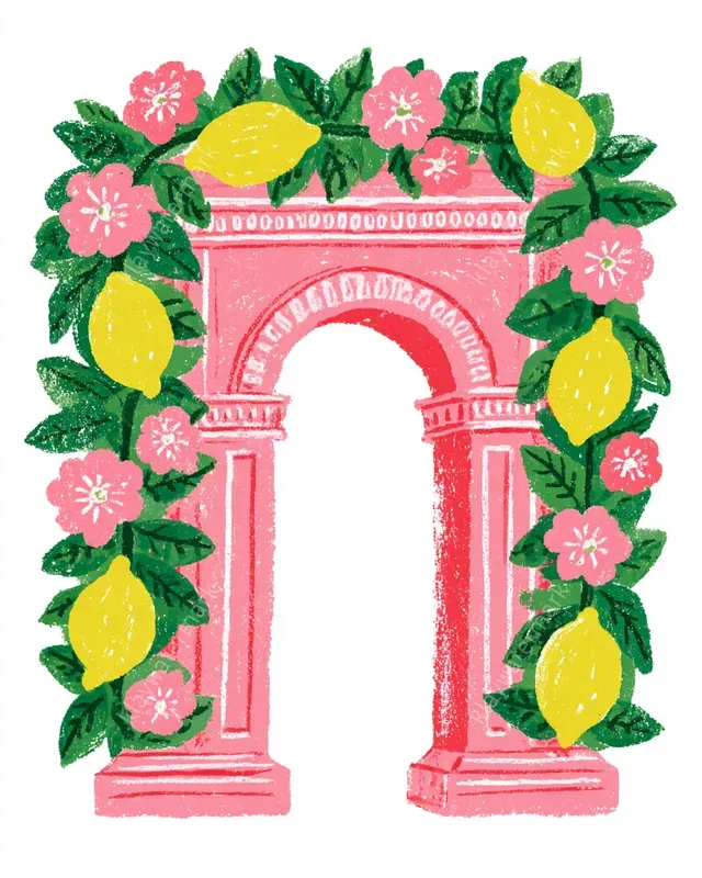 Italian Summer Naive Art