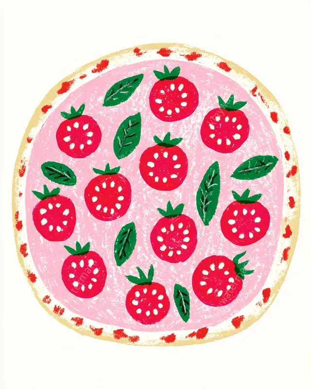 Italian Summer Naive Art