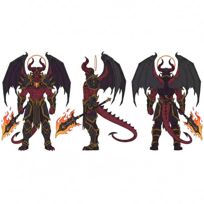 2D Game Asset Orthographic Characters