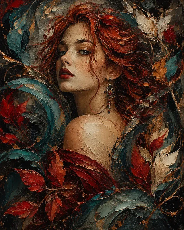 Liquid Brushwork Expressive Portraits