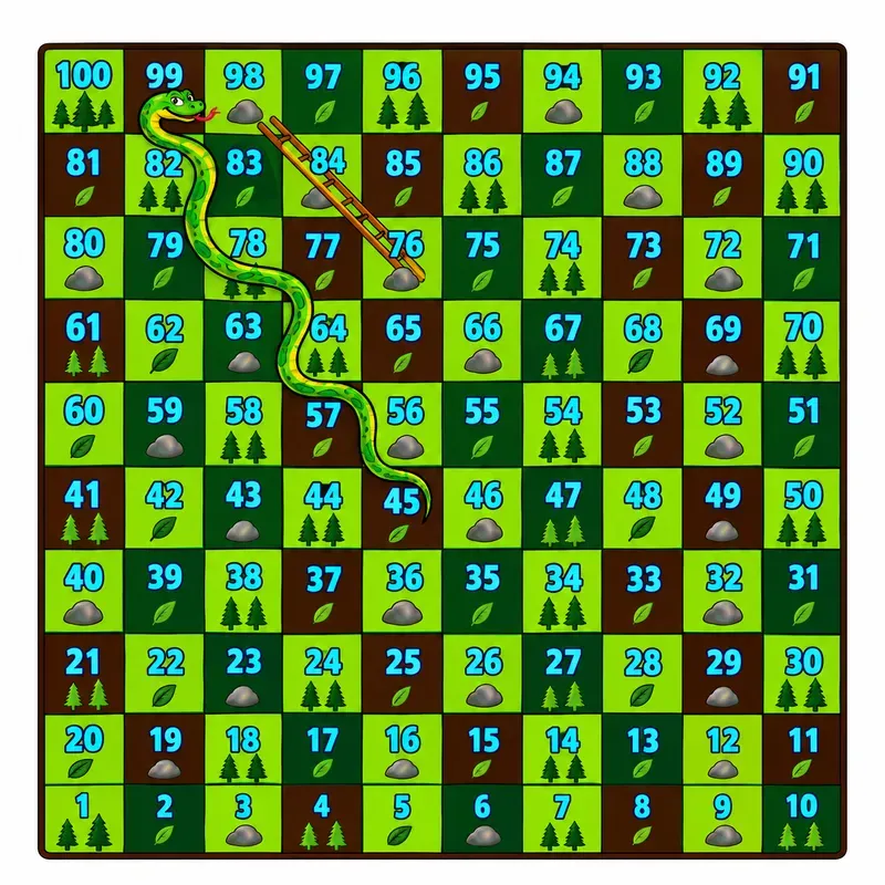 Snakes And Ladders Custom Board Generator