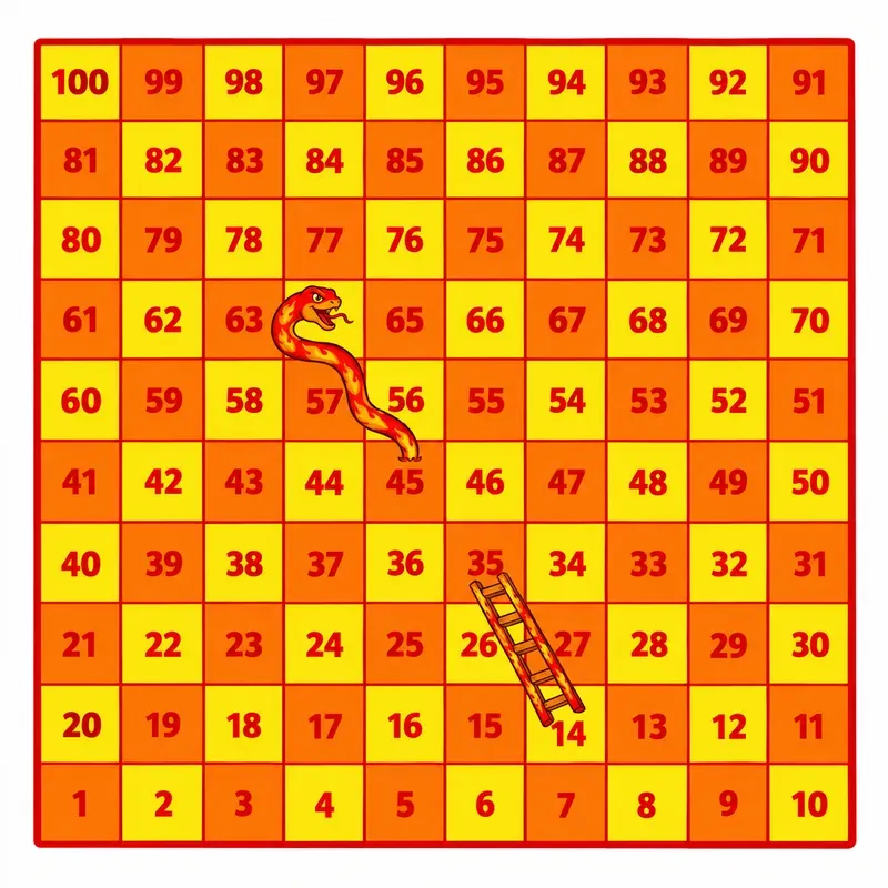 Snakes And Ladders Custom Board Generator