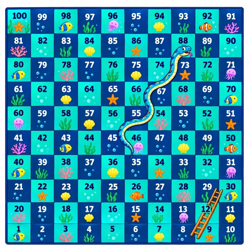 Snakes And Ladders Custom Board Generator
