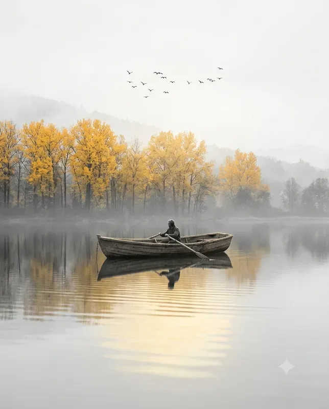 Symmetrical Water Reflections