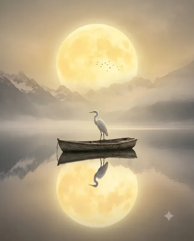 Symmetrical Water Reflections