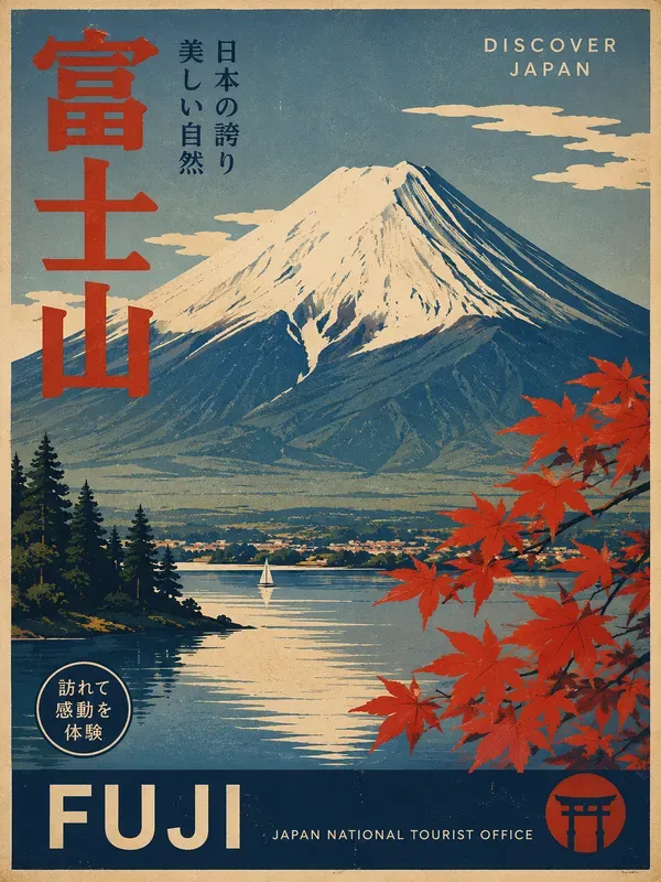 Retro Japanese Travel Posters