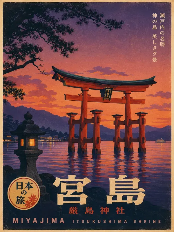 Retro Japanese Travel Posters