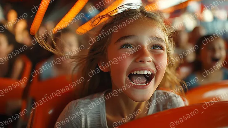 Extreme Thrill Ride Screaming Passengers