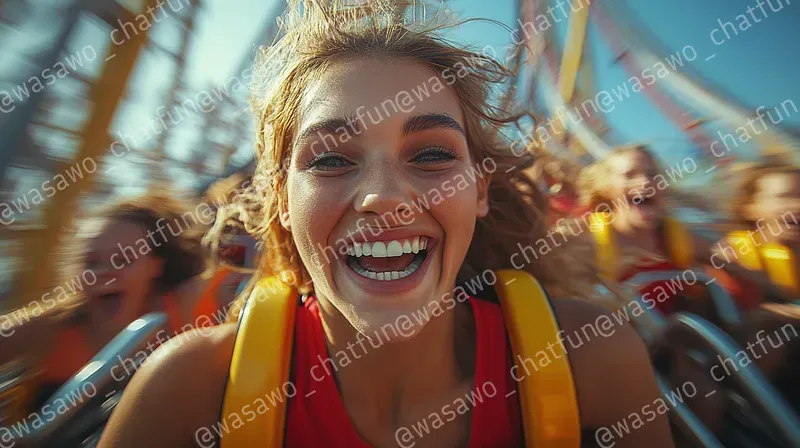 Extreme Thrill Ride Screaming Passengers