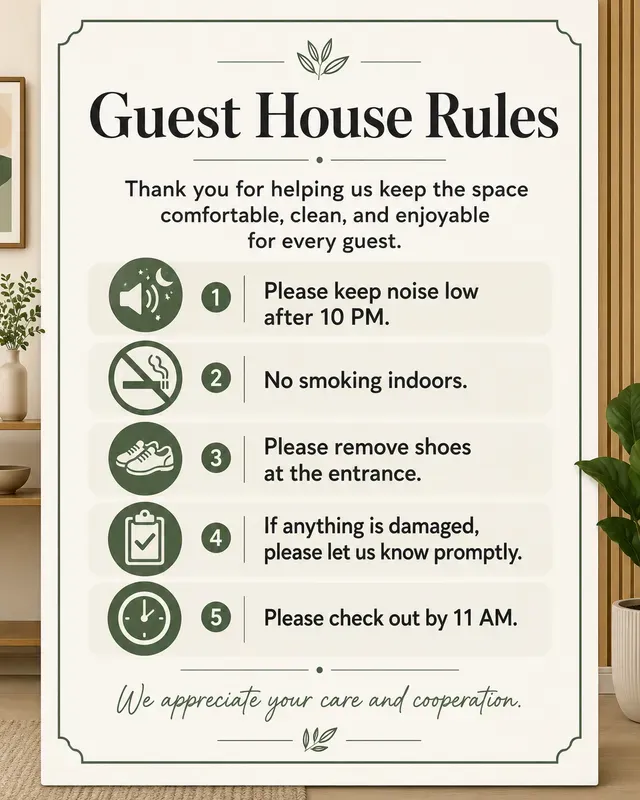 Polite Policy Sign Studios