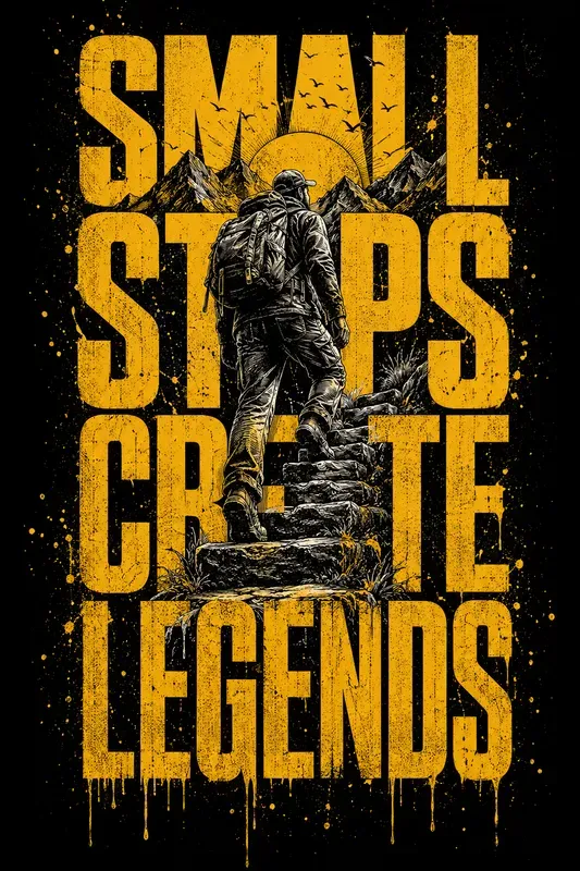Bold Motivational Typography Posters