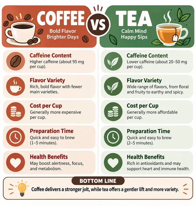 Side By Side Comparison Infographics