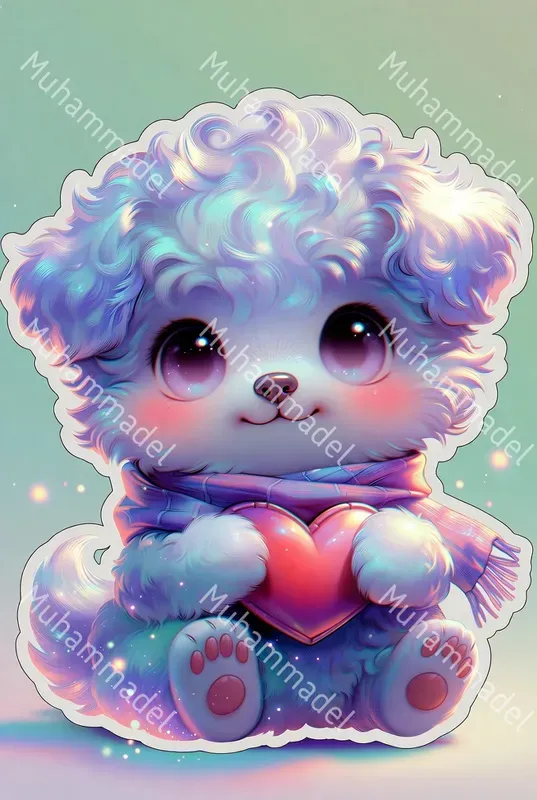 Kawaii Chibi Animal Sticker Generator