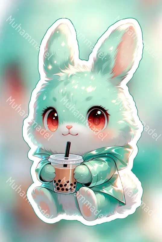 Kawaii Chibi Animal Sticker Generator