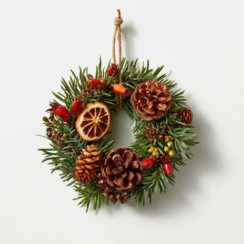 Rustic Christmas Ornament Clipart Sets