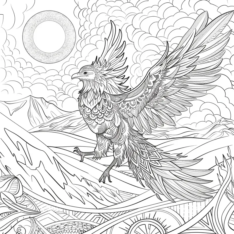 Mystical Desert Spirits Coloring Books