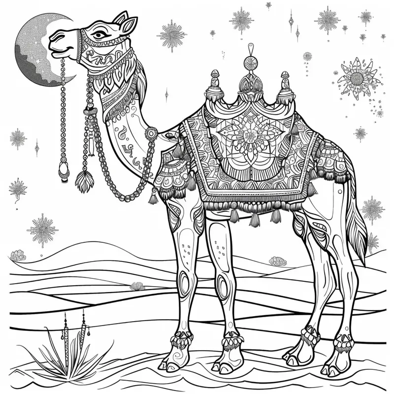 Mystical Desert Spirits Coloring Books