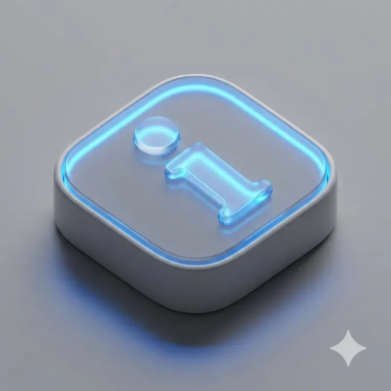 3D Glass Essential Web Icons UI Kits