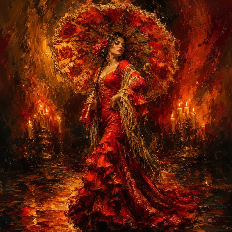 Flamebound Dance Portrait Generator