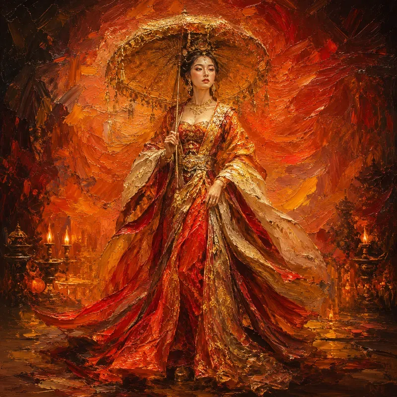 Flamebound Dance Portrait Generator