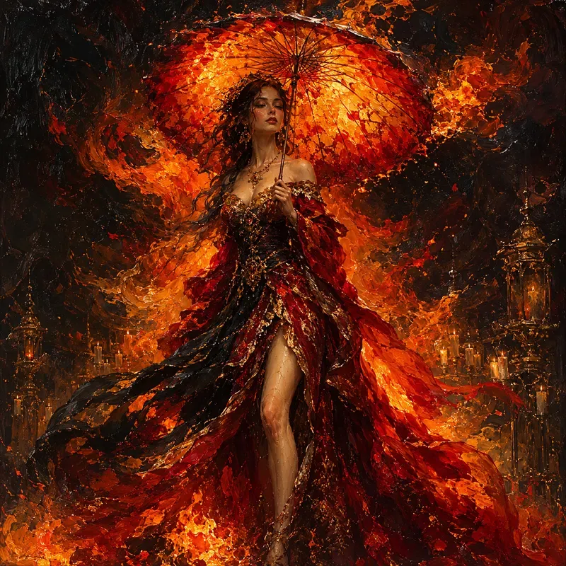 Flamebound Dance Portrait Generator