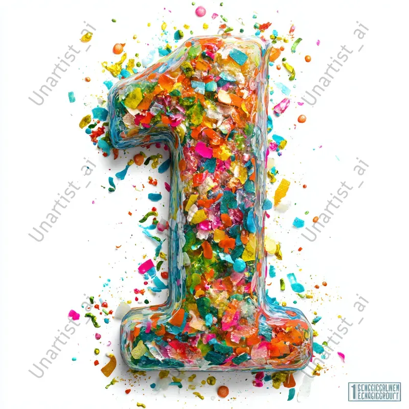 Kids Party Birthday Numbers