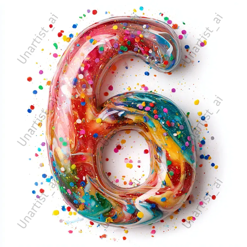 Kids Party Birthday Numbers
