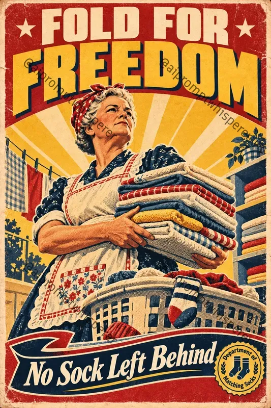 Bureaucratic Chore Propaganda Posters